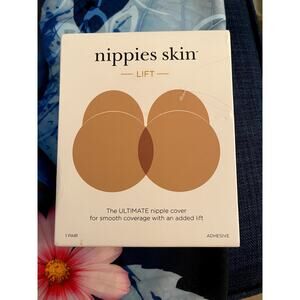 Nippies Skin LIFt Ultimate Nipple Covers, Sz:A-C Cups Caramel Color NEW 1 pair